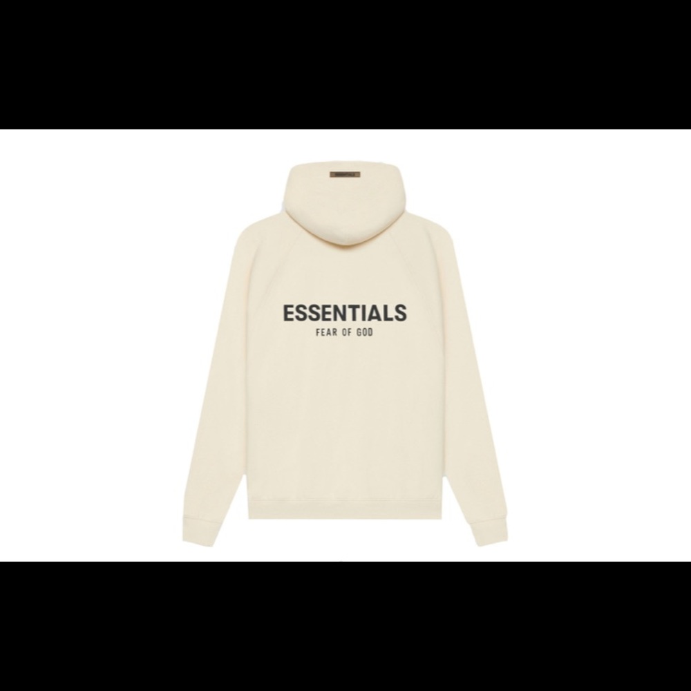 Fear of God Essentials Pull-Over Hoodie Cream
